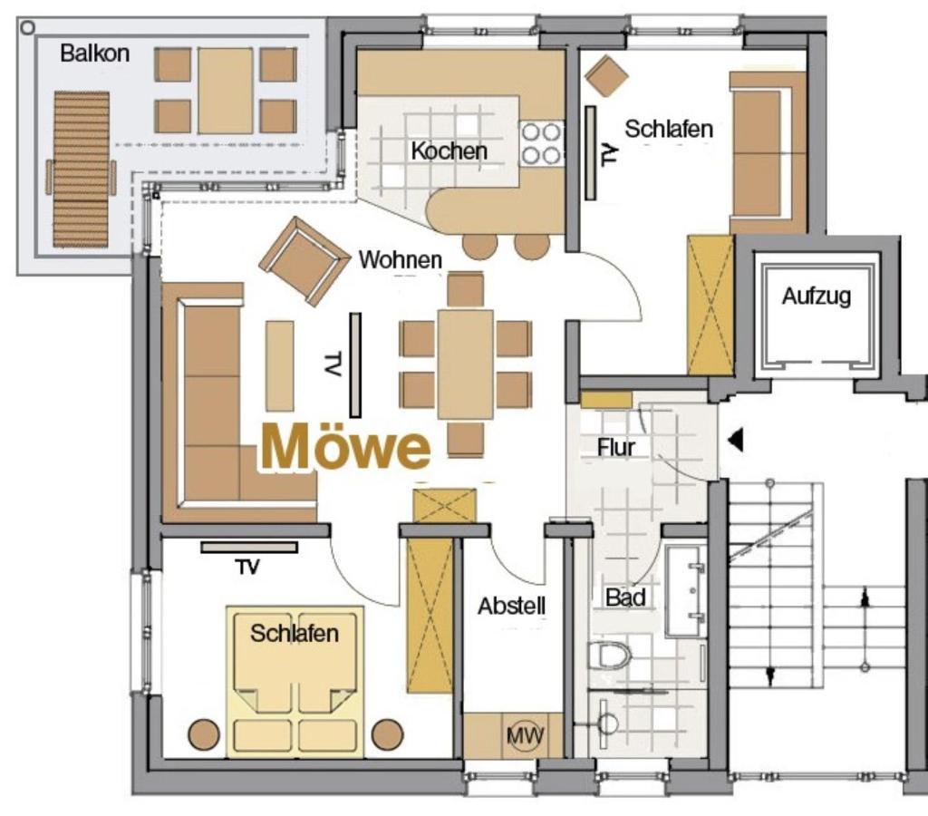 Baltic House Moewe Apartamento Timmendorfer Strand Exterior foto